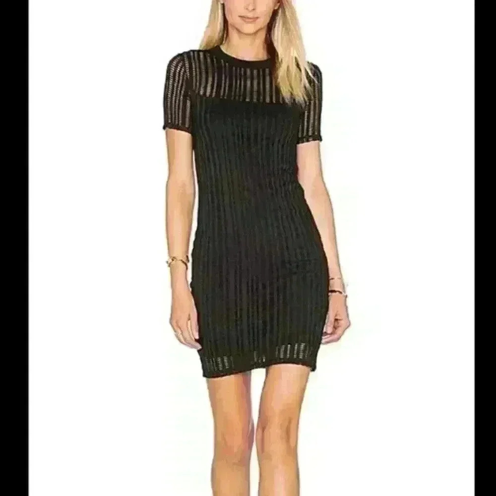 Alexander Wang perforated dress